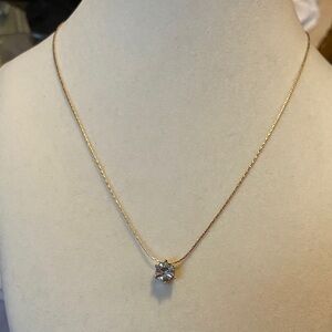 Gold Rhinestone Necklace